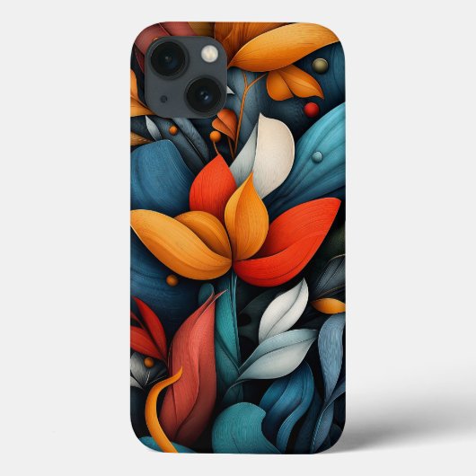 Floral Case-Mate iPhone Case (Achterkant)