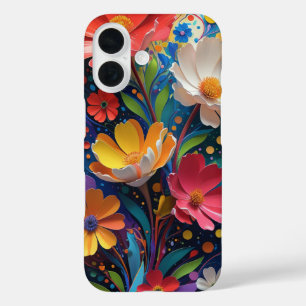 Floral iPhone 16 Hoesje