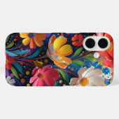 Floral Case-Mate iPhone Case (Achterkant (horizontaal))