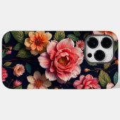 floral Case-Mate iPhone case (Achterkant (horizontaal))