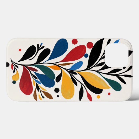 Floral Case-Mate iPhone Case (Achterkant (horizontaal))