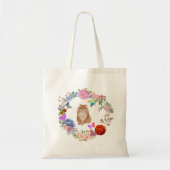 Floral Cat Bag Tote Bag (Voorkant)