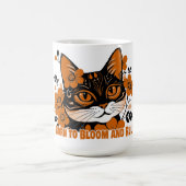 Floral Cat Koffiemok (Center)
