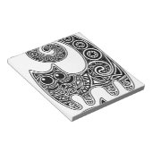 Floral Cat Notitieblok (Schuin)