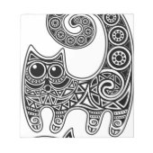 Floral Cat Notitieblok (Voorkant)