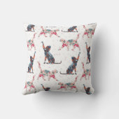 Floral Cats Kussen (Achterkant)