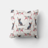 Floral Cats Kussen (Voorkant)