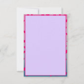 Floral Celebrating Motherhood and Love Briefkaart (Achterkant)