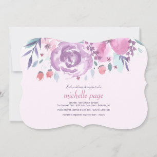 Floral Celebration Invitation Kaart
