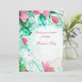 Floral Celebration Kaart (Staand voorkant)