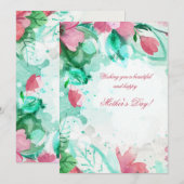 Floral Celebration Kaart (Voorkant / Achterkant)