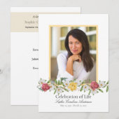 Floral Celebration of Life Programma (Voorkant / Achterkant)