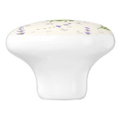 Floral Ceramic Knob. Keramische Knop (Zijkant)