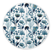 Floral Ceramic Knob. Keramische Knop (Voorkant)