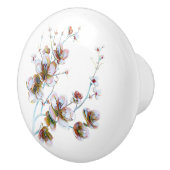 Floral ceramic pull keramische knop (Rechts)