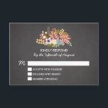 FLORAL CHALKBOARD | AFBEELDING VAN RSVP KAARTJE<br><div class="desc">VOLLEDIGE SUITING BESCHIKBAAR IN ONZE SHOP!</div>