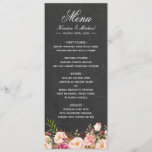 Floral Chalkboard Easy Edit Wedding Menu<br><div class="desc">=================== OVER DIT ONTWERP ====================== de Gemakkelijke Sjabloon van het Menu van de Berichten van de Berichten van het Koolbord uitgeven de Gemakkelijke Mogelijkheid. (1) U kunt de Achtergrond in OM HET EVEN WELKE KLEUR veranderen u houdt van door de knoop "aan te passen het"en de AchtergrondKleur te plaatsen te...</div>