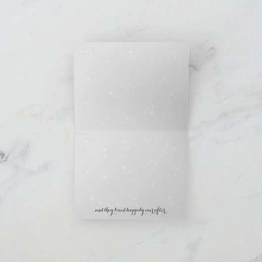 Floral Chalkboard Hartelijk dank (geel) Bedankkaart (Binnen)