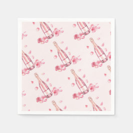 Floral Champagne | Bridal Shower Brunch Servet