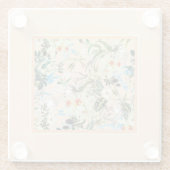  Floral Charm Glazen Onderzetter (Achterkant)