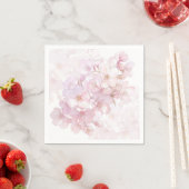 Floral Cherry Blosbezroze White Servet (Insitu)