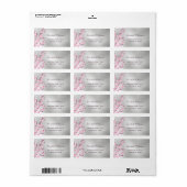 Floral Cherry Blossingroze Silver Label (Full Sheet)