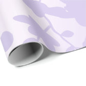 Floral Cherry Blossom Alleen Paars Cadeaupapier (Rol Hoek)