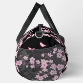 Floral Cherry Blossom Black Roze Monogram Plunjezak (Rechts)