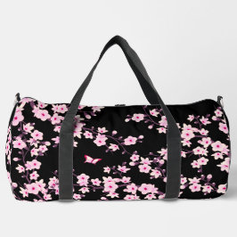 Floral Cherry Blossom Black Roze Plunjezak