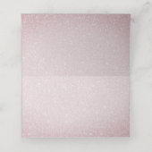 Floral Cherry Blossom Mauve Glitter Plaatskaartje (Binnenkant ongevouwen)
