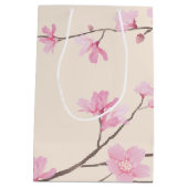 Floral Cherry Blossom Medium Cadeauzakje (Achterkant)