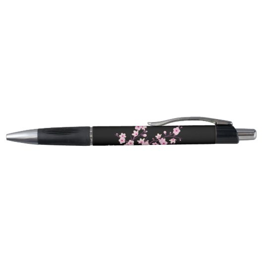Floral Cherry Blossom Monogram Pen (Bovenkant)
