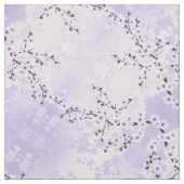 Floral Cherry Blossom Paars Pattern Stof (Swatch)
