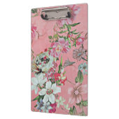 Floral Cherry Blossom Pattern Notepad Notebook Klembord (Links)