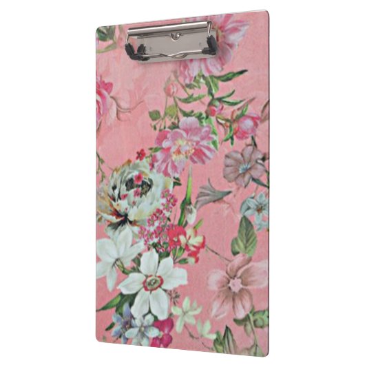 Floral Cherry Blossom Pattern  Notepad Notebook Klembord (Links)
