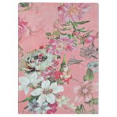 Floral Cherry Blossom Pattern Notepad Notebook Klembord (Achterkant)