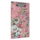 Floral Cherry Blossom Pattern Notepad Notebook Klembord (Rechts)