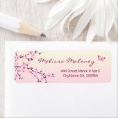 Floral Cherry Blossom Pink Etiket (Insitu)