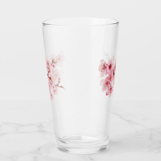 Floral Cherry Blossom Pink Glas (Rechts)