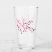 Floral Cherry Blossom Pink Glas (Achterkant)