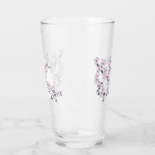 Floral Cherry Blossom Pink Glas (Links)