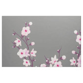 Floral Cherry Blossom Pink Grey Stof (Fat Quarter)
