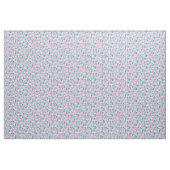 Floral Cherry Blossom Pink Sky Blue Stof (Yard (91,4 cm))
