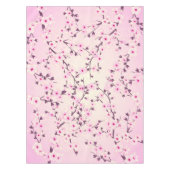 Floral Cherry Blossom Pink Table Cloth Tafelkleed (Voorkant)