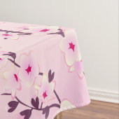 Floral Cherry Blossom Pink Table Cloth Tafelkleed (Voorbeeld)