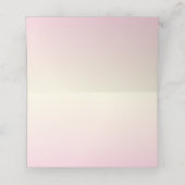 Floral Cherry Blossom Pink Wedding Plaatskaartje (Binnenkant ongevouwen)