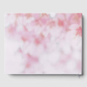Floral Cherry Blossom Roze en Wit Custom Name Gastenboek (Achterkant)