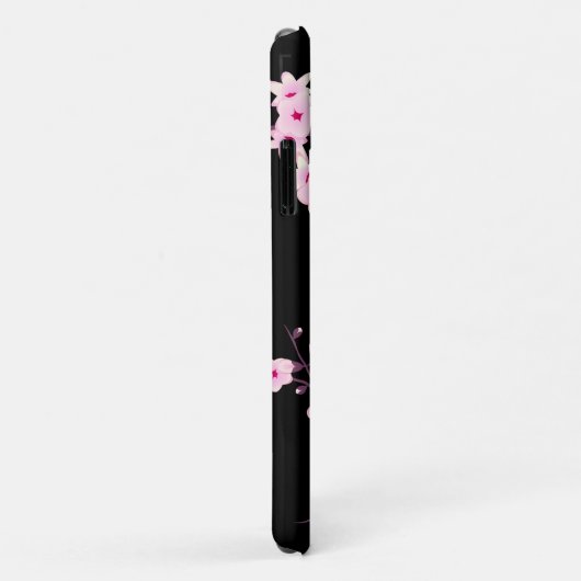 Floral Cherry Blossom Roze Monogram Case-Mate iPhone Case (Achterkant/rechts)