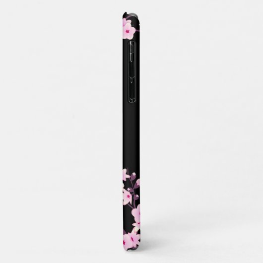 Floral Cherry Blossom Roze Monogram Case-Mate iPhone Case (Achterkant/links)