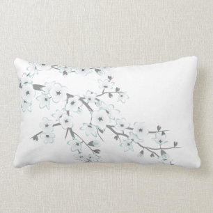 Floral Cherry Blossom White Kies achtergrond Kussen